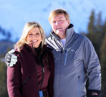 25-02-2019 Lech Queen Maxima and King Willem-Alexander pose during a photocall during the ski holiday in Lech am Arlberg, Austria.  Copyright: xPPEx