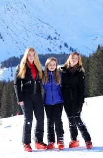 25-02-2019 Lech Princess Amalia and Princess Alexia and Princess Ariane pose during a photocall during the ski holiday in Lech am Arlberg, Austria.  Copyright: xPPEx