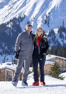 25-02-2019 Lech King Willem-Alexander and Princess Amalia pose during a photocall during the ski holiday in Lech am Arlberg, Austria.  Copyright: xPPEx