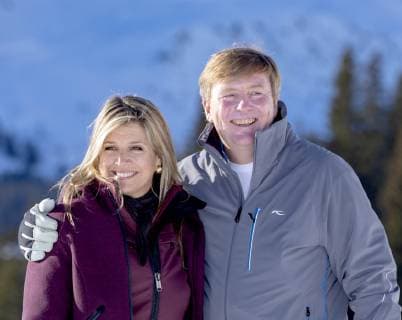25-02-2019 Lech Queen Maxima and King Willem-Alexander pose during a photocall during the ski holiday in Lech am Arlberg, Austria.  Copyright: xPPEx