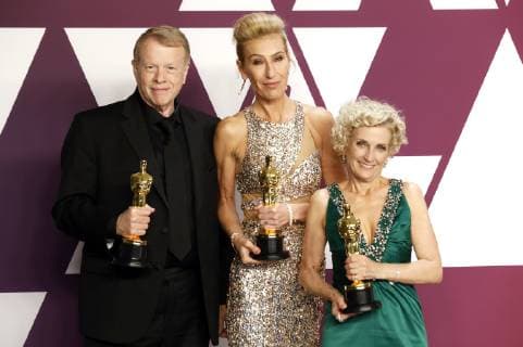 Greg Cannom Kate Biscoe and Patricia Dehaney awarded the Oscar for Best Makeup and Hairstyles in Vice The Second Man in the Press Room of the Oscar Awards 2019 91st Annual Academy Awards at the Hollywood Highland Center Los Angeles 24 02 2019 Foto:xD.xBedrosianx xFuturexImage