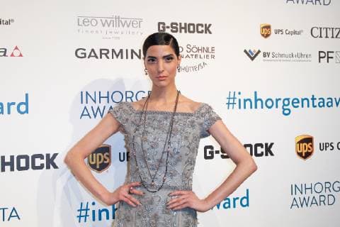 Zoe Helali Inhorgenta Award 2019 in the Eisbach Studios in Munich on 24 02 2019