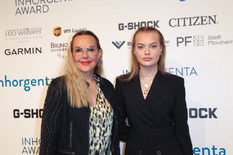 Natascha Ochsenknecht with daughter Cheyenne Ochsenknecht Inhorgenta Award 2019 in the Eisbach Studios in Munich on 24 02 2019