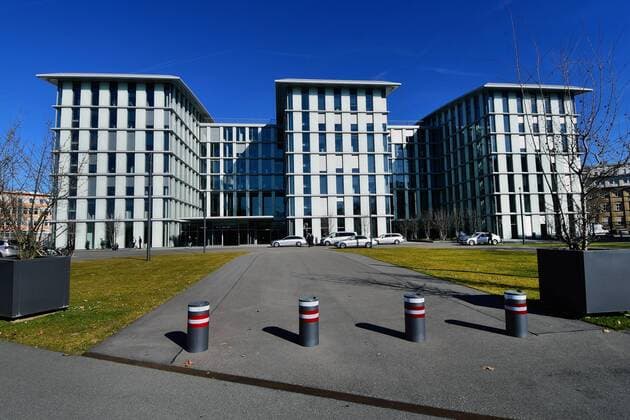 Germany Ludwigshafen 26 02 2019 Headquarters of BASF AG during the Annual Press Conference Annual Press Conference of BASF AG
