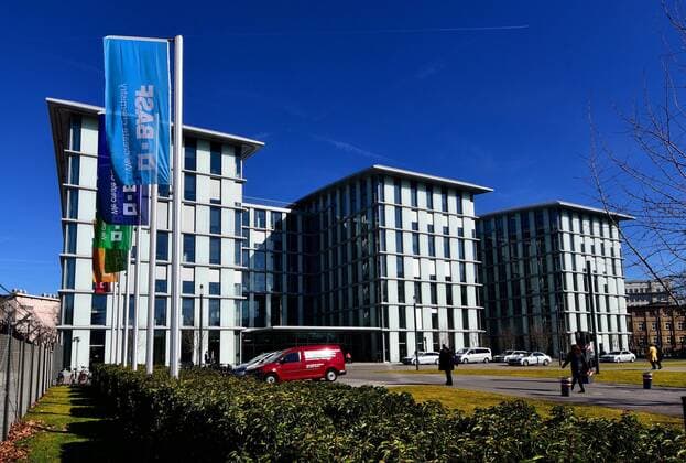Germany Ludwigshafen 26 02 2019 Headquarters of BASF AG during the Annual Press Conference Annual Press Conference of BASF AG