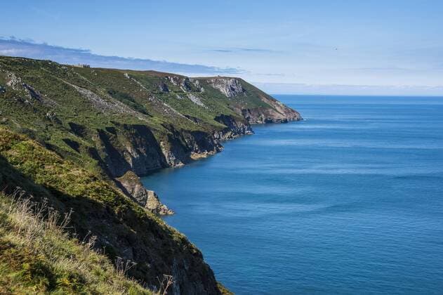 United Kingdom, England, Devon, Island of Lundy, Bristol channel, coastline  RUNF00830