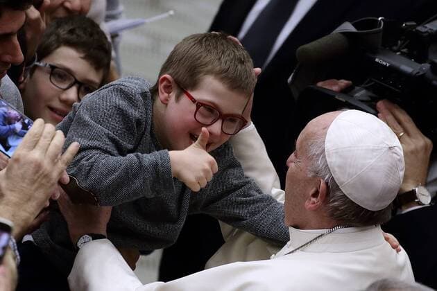 News Themen der Woche KW09 News Bilder des Tages March 2 , 2019 - Vatican City (Holy See) POPE FRANCIS during the Audience to the Italian Association Against Leukemia in Aula Paolo VI at the Vatican. Credit Image: Â© via ZUMA Wire) Vatican City State - ZUMAi15_ 20190302_zaf_i15_016 Copyright: xEvandroxInettix