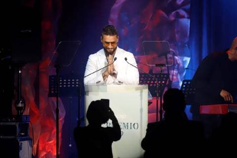 Colombian singer Maluma thanks after receiving the composer award of the year during the 27th edition of the American Society of Composers, Authors and Publishers (ASCAP) Latin Music Awards, in San Juan, Puerto Rico, 05 March 2019. ASCAP Latin Music Awards !ACHTUNG: NUR REDAKTIONELLE NUTZUNG!  Copyright: xThaisxLlorcax AME3253 20190306-636874445487749864