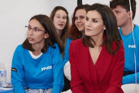 06-03-2019 Madrid Queen Letizia during the award ceremony of the ‘’Princess of Girona 2019 foundation prize’’ in the category ‘’social’’ at the Complejo cultural San Francisco in Caceres. No Spain  Copyright: xPPE xTHORTONx