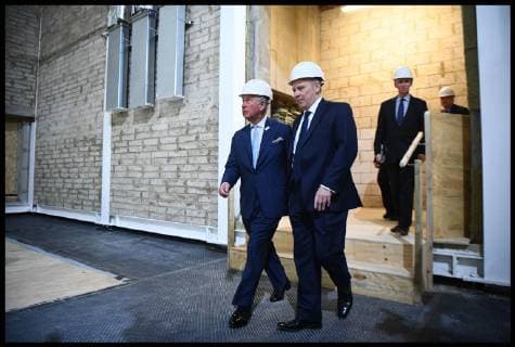 . 06 03 2019. London, United Kingdom. Prince of Wales at the Royal College of Music. The Prince of Wales views the Royal College of Music s new Performance Hall, which is currently under construction, in South Kensington, London.  xi-Imagesx xPoolx IIM-19376-0007