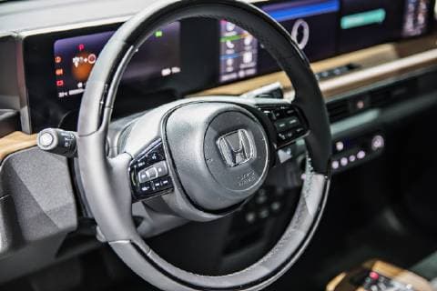 Honda e Prototype was presented during the 2019 Geneva International Motor Show on Tuesday, March 5th, 2019. (CTKxPhoto JosefxHorazny) CTKPhotoF201903060537301  rfl