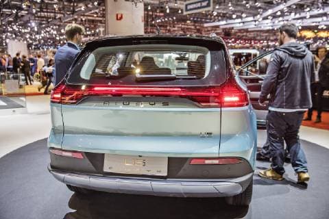 Aiways U5, Chinese electric SUV, was presented during the 2019 Geneva International Motor Show on Wednesday, March 6th, 2019. (CTKxPhoto RenexFluger) CTKPhotoF201903061216801  hop