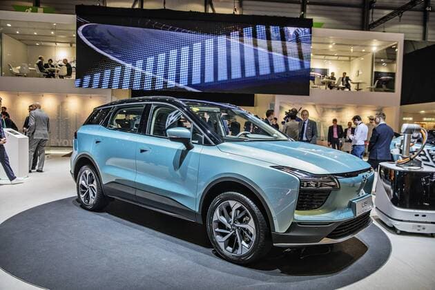 Aiways U5, Chinese electric SUV, was presented during the 2019 Geneva International Motor Show on Wednesday, March 6th, 2019. (CTKxPhoto RenexFluger) CTKPhotoF201903061217001  hop