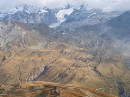 Border region Italy Switzerland, mountain landscape at Piz Umbrail  LAF02157