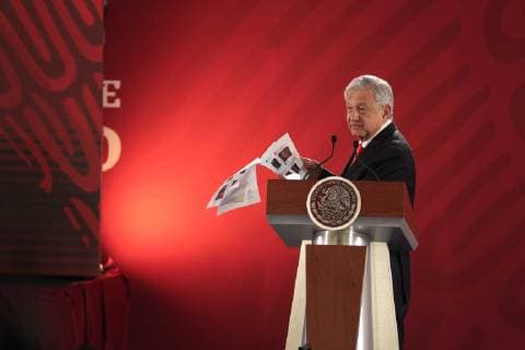 March 7 2019 EUM20190307NAC03 JPG MEXICO CITY PresidencyPresident AMLO President Andres Manuel Lopez Obrador during his morning conference at the National Palace on Thursday, March 7, 2019 Photo Agency EL UNIVERSALIrvin OlivaresEELG  - ZUMAu78_ 20190307_zaf_u78_007 Copyright: xElxUniversalx