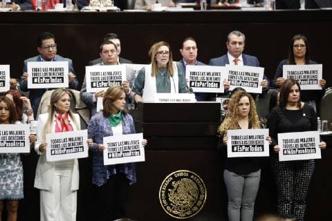 March 7 2019 EUM20190307NAC11 JPG MEXICO CITY CongressCongress Womens Day March 7, 2019 Aspects of the commemoration of International Womens Day in the Chamber of Deputies Photo Agency EL UNIVERSALAgustin SalinasEELG  - ZUMAu78_ 20190307_zaf_u78_028 Copyright: xElxUniversalx
