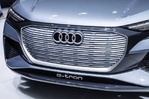 March 5, 2019 - Geneva, Switzerland - Audi e-tron during the Geneva International Motor Show Gims in Geneva, Switzerland from 7 to 17 of March Geneva Switzerland  - ZUMAn230 20190305_zaa_n230_1347 Copyright: xXavierxBonillax