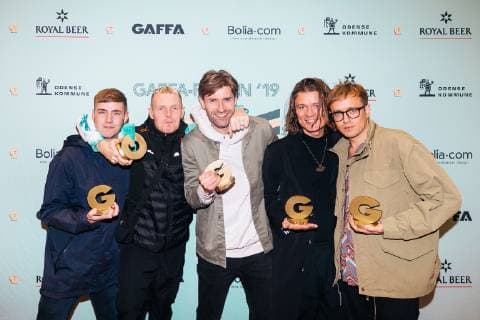 Minds Of 99 Music Prize Gaffa Prize 2019 is awarded at a show Thursday, March 7, 2019 in the Odense Show begins at 20.00 and takes place in Odeon Among other things, awards are awarded to this years Danish publication this years Danish band and the years Danish soloist Pictures may only be used for editorial mention of Gaffa prices 2019 and must not be used for commercial purposes Pictures must not be s  Copyright: MarkusxGlavind MarkusxGlavind Gaffax cop112 spdk20190308-080337-L