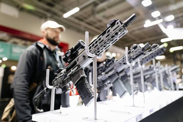 Rifles from SIG Sauer at the Enforce Tac Police and Security Fair at the Nuremberg Exhibition Centre Nuremberg 07 03 2019 Foto:xC.xHardtx xFuturexImage