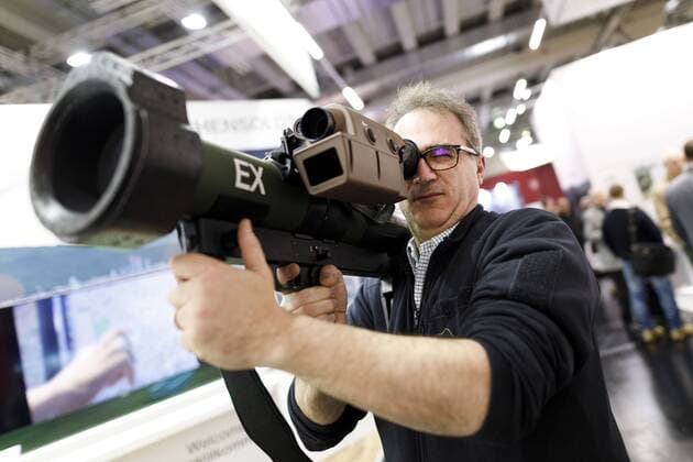 NLAW Panzerfaust at the Enforce Tac Police and Security Fair at the Nuremberg Exhibition Centre Nuremberg 07 03 2019 Foto:xC.xHardtx xFuturexImage