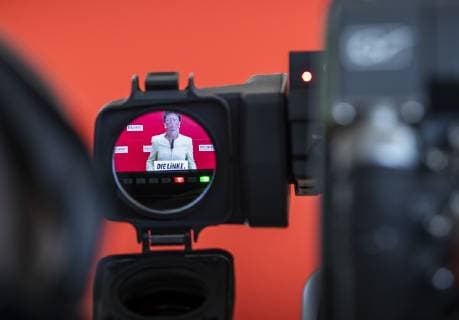 Sahra Wagenknecht DIE LINKE parliamentary party leader gives a press statement on the occasion of her resignation in the Bundestag in Berlin 12 03 2019 Berlin Germany Copyright: xFelixxZahn photothek.netx
