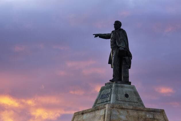 Statue of Benito Juarez Statue of Benito Juarez,Oaxaca, Mexico  46629