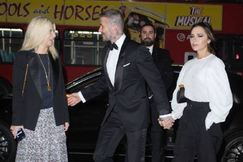 David Beckham and Victoria Beckham attend the 2019 Portrait Gala at the National Portrait Gallery in London. MARCH 12th 2019  TSTx19845