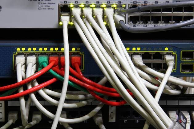 Ethernet server and switch work with RJ 45 Working Ethernet Server and switch  1069500167