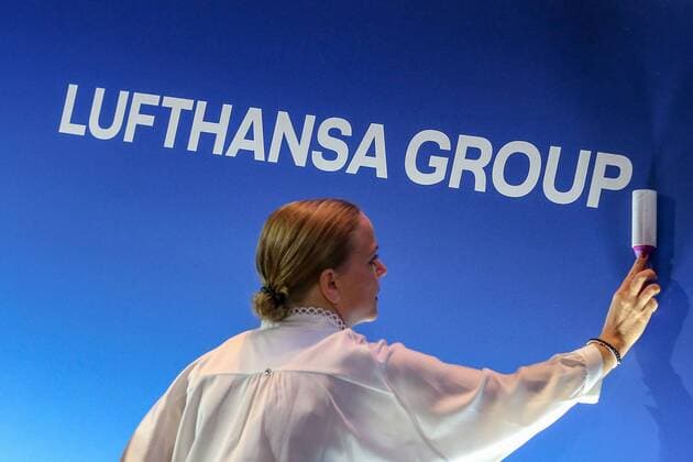 Fraport Airport in Frankfurt am Main on 14 March 2019 News Annual Press Conference 2019 of Deutsche Lufthansa AG in Frankfurt am Main Symbol image Lufthansa is being polished up