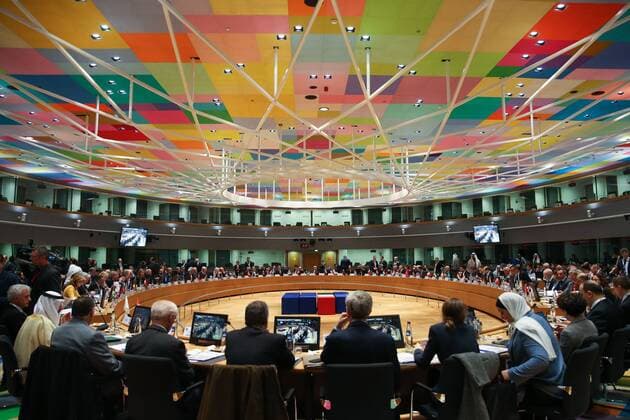 News Themen der Woche KW11 News Bilder des Tages (190314) -- BRUSSELS, March 14, 2019 -- The third conference on Supporting the future of Syria and the region - Meeting of Foreign Ministers is held at the EU Council in Brussels on March 14, 2019. ) BELGIUM-BRUSSELS-EU-SYRIA-CONFERENCE ZhengxHuansong 