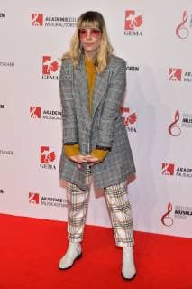 11 German Music Author Award 2019 Mieze Katz civil Maria Mummert Arrival red carpet at the 11 German Music Author Award in the Hotel Ritz Carlton in Berlin on 14 03 2019