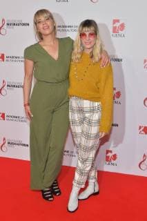 11 German Music Author Award 2019 Melbeatz bourgeois Melanie WilhelmMieze Katz bourgeois Maria Mummert Arrival red carpet to the 11 German Music Author Award at the Hotel Ritz Carlton in Berlin on 14 03 2019