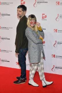 11 German Music Author Award 2019 Andy Penn Maria Mummert alias Mietze Katz Arrival red carpet at the 11 German Music Author Award at the Hotel Ritz Carlton in Berlin on 14 03 2019