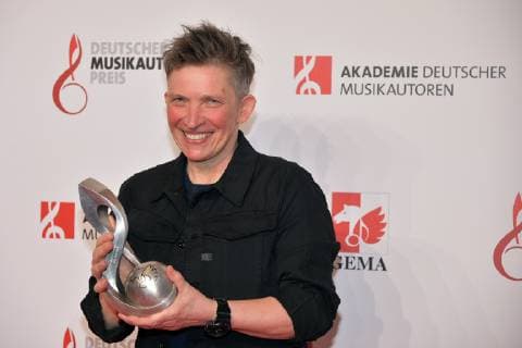 11 German Music Author Award 2019 Suli Puschban Arrival red carpet for the 11 German Music Author Award at the Hotel Ritz Carlton in Berlin on 14 03 2019