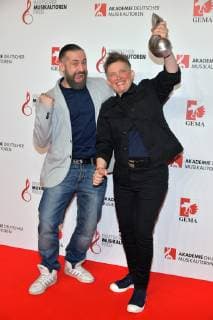11 German Music Author Award 2019 Citizen Lars DIetrich Suli Puschban Arrival red carpet at the 11 German Music Author Award in the Hotel Ritz Carlton in Berlin on 14 03 2019