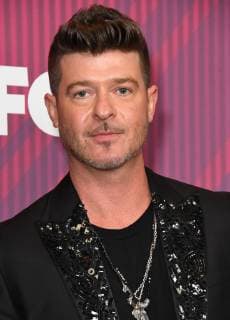 14 March 2019 - Los Angeles, California - Robin Thicke. 2019 iHeart Radio Music Awards - Press Room held at Microsoft Theater. Photo Credit: Birdie Thompson AdMedia 236453 2019-03-14 California Los Angeles Etats-Unis  Copyright: xAdMediax STAR_236453_062