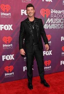 14 March 2019 - Los Angeles, California - Robin Thicke. 2019 iHeart Radio Music Awards - Press Room held at Microsoft Theater. Photo Credit: Birdie Thompson AdMedia 236453 2019-03-14 California Los Angeles Etats-Unis  Copyright: xAdMediax STAR_236453_065
