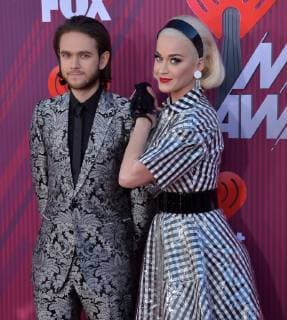 Entertainment Bilder des Tages Katy Perry and Zedd arrive for the sixth annual iHeartRadio Music Awards at the Microsoft Theater in Los Angeles, California on March 14, 2019. The annual award show will broadcast live on FOX.  LAP20190314817 JIMxRUYMEN