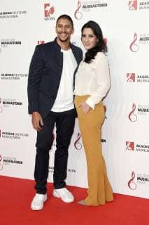 Andreas Bourani and Jasmin Shakeri at the 11th German Music Author Award 2019 in the Hotel Ritz Carlton Berlin 14 03 2019 Foto:xN.xKubelkax xFuturexImage