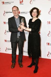 Michael Maierhof and Julia Cloot at the 11th German Music Author Award 2019 in the Hotel Ritz Carlton Berlin 14 03 2019 Foto:xN.xKubelkax xFuturexImage