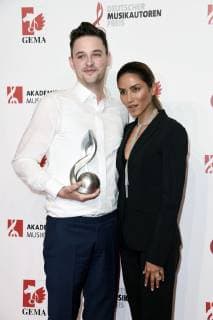 Christian Kalla Crada and Sabrina Setlur at the 11th German Music Author Award 2019 in the Hotel Ritz Carlton Berlin 14 03 2019 Foto:xN.xKubelkax xFuturexImage