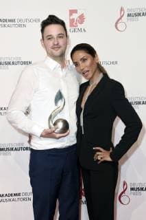 Christian Kalla Crada and Sabrina Setlur at the 11th German Music Author Award 2019 in the Hotel Ritz Carlton Berlin 14 03 2019 Foto:xN.xKubelkax xFuturexImage