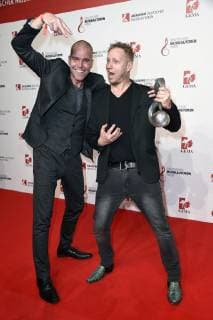 Vince Bahrdt and Martin Tingvall at the 11th German Music Author Award 2019 in the Hotel Ritz Carlton Berlin 14 03 2019 Foto:xN.xKubelkax xFuturexImage