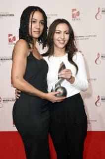Lary Poppins and Namika at the 11th German Music Author Award 2019 in the Hotel Ritz Carlton Berlin 14 03 2019 Foto:xN.xKubelkax xFuturexImage