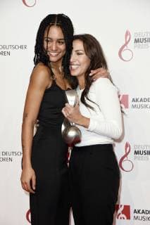 Lary Poppins and Namika at the 11th German Music Author Award 2019 in the Hotel Ritz Carlton Berlin 14 03 2019 Foto:xN.xKubelkax xFuturexImage