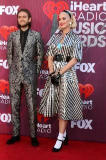 March 14, 2019 - Los Angeles, CA, USA - LOS ANGELES - MAR 14: Zedd, Katy Perry at the iHeart Radio Music Awards - Arrivals at the Microsoft Theater on March 14, 2019 in Los Angeles, CA Los Angeles USA - ZUMAb170 20190314_zap_b170_131 Copyright: xKayxBlakex