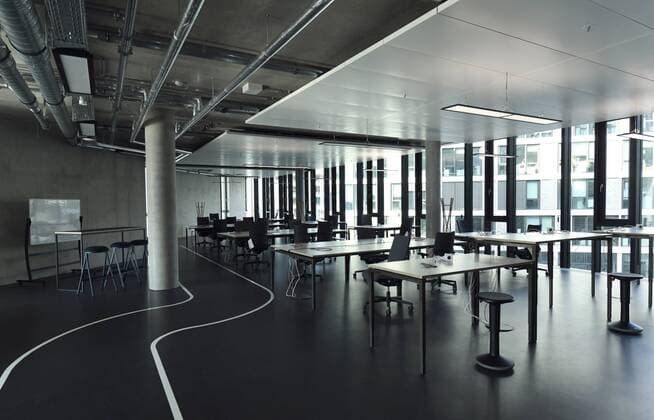 Feature View into a workroom Zalando Annual press conference at the headquarters in Berlin Germany on 28 02 2019