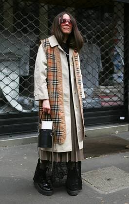 Carlotta Tabaroni attending the Dolce & Gabbana show during Milan Fashion Week - Feb 24,2019 - MFW: Fall 2019 Street Style Day 5, Milan Italy  Copyright: xValentinaxRanierix VRMFW20190224ZDC67