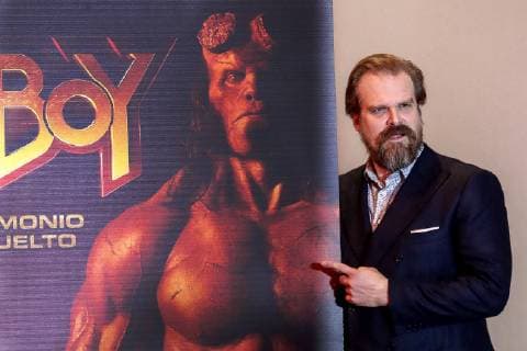 March 15 2019 EUM20190315ESP13 JPG MEXICO CITY CinemaCine Hellboy U.S. actor David Harbour presents in Mexico the film Hellboy starring The film premieres in April Photo EL UNIVERSALDiego Simon SanchezEELG  - ZUMAu78_ 20190315_zaf_u78_045 Copyright: xElxUniversalx