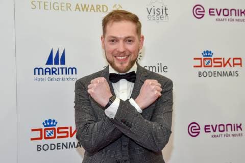 14 Steiger Award on 16 03 2019 at the Casino of the Zeche Zollverein in Essen Dominik Buch is guest at the presentation of the Steiger Award 2019 xJFx